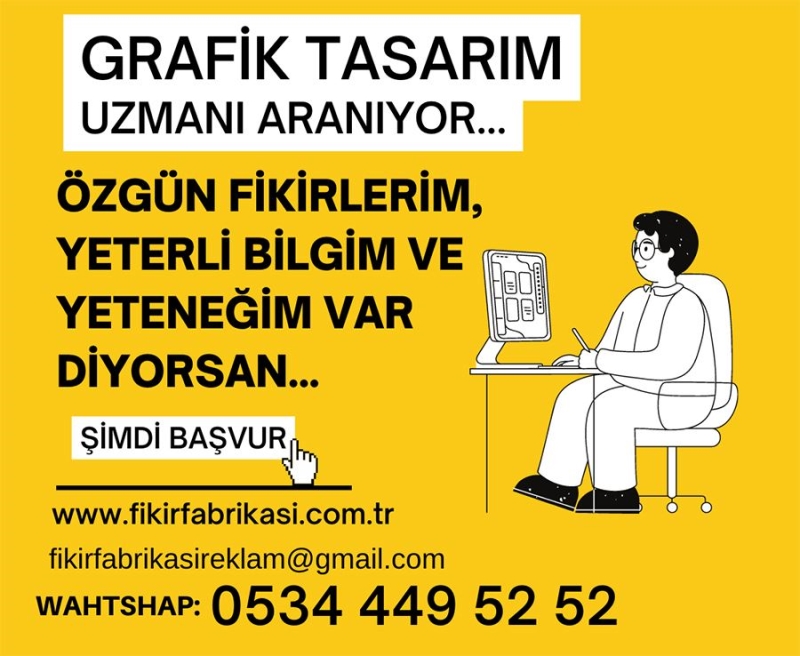 GRAFİKER ARANIYOR