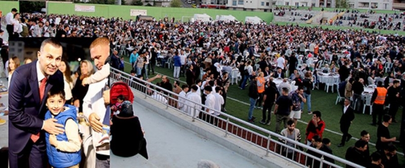 Muhteşem Organizasyonla, Binlerce Kişiye İftar