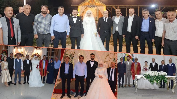 BAŞKANIMIZ, DÜĞÜN TÖRENLERİNE KATILARAK NİKAH KIYDI