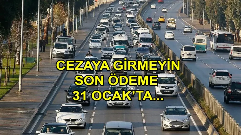 Cezaya Girmek İstemiyorsan 31 Ocak’a Kadar  Ödemeni yap..! 