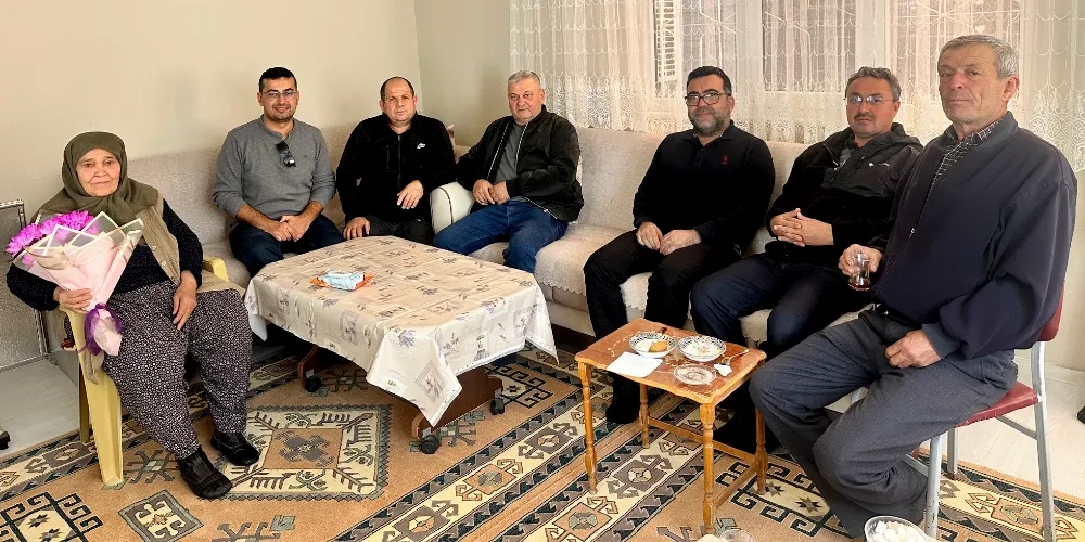 Şehit Evine Duygusal Ziyaret…